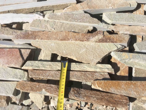 Горбушка златолит золотистый для облицовки купить в Красноуральске