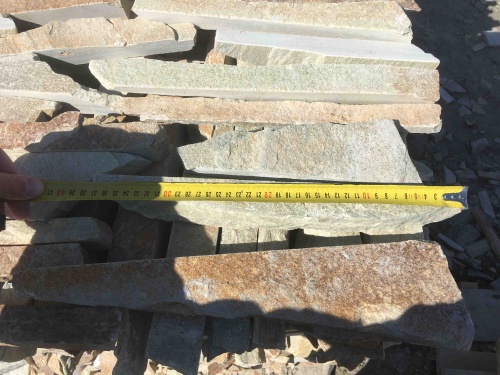 Горбушка златолит золотистый для облицовки купить в Красноуральске