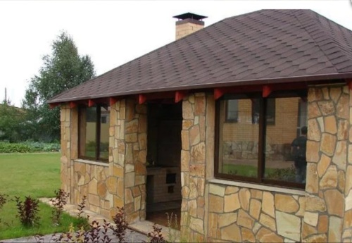 Плитняк златолит жёлтый для фасада 1,5-3 см купить в Красноуральске