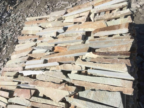 Горбушка златолит золотистый для облицовки купить в Красноуральске